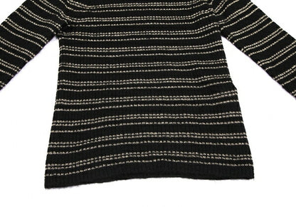 JUNYA WATANABE MAN PINK Gold Thread Sweater Black Size M