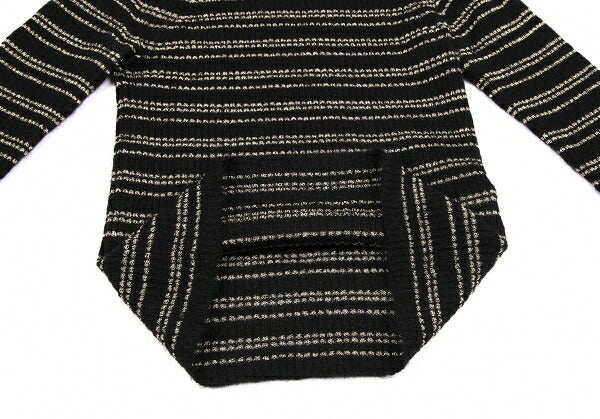 JUNYA WATANABE MAN PINK Gold Thread Sweater Black Size M