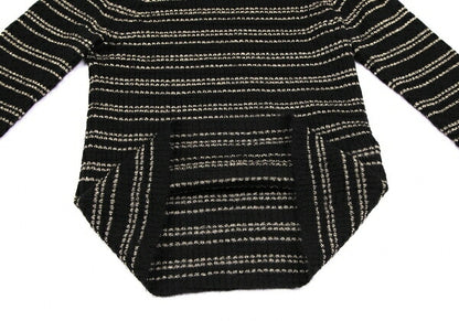 JUNYA WATANABE MAN PINK Gold Thread Sweater Black Size M