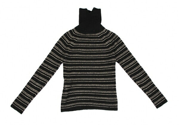 JUNYA WATANABE MAN PINK Gold Thread Sweater Black Size M