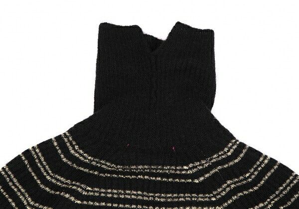 JUNYA WATANABE MAN PINK Gold Thread Sweater Black Size M