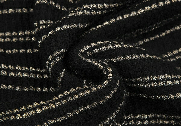 JUNYA WATANABE MAN PINK Gold Thread Sweater Black Size M