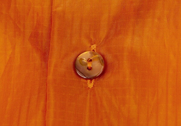 Jean Paul GAULTIER FEMME Ripstop Nylon Up Orange Shirt Size 42