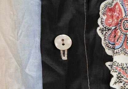 Jean Paul GAULTIER HOMME Scarf Print Shirt Size 48