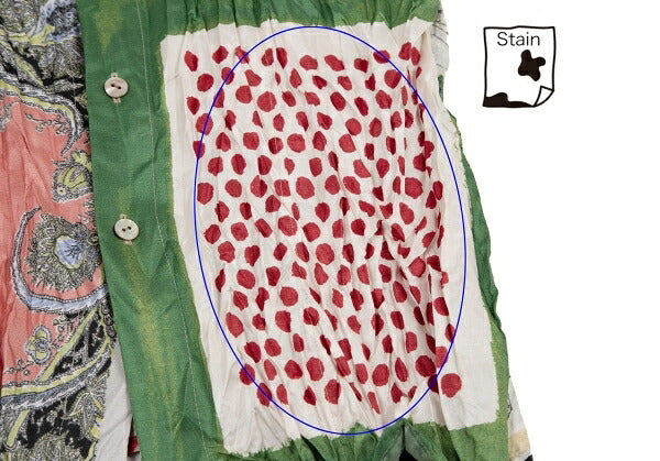 Jean Paul GAULTIER HOMME Scarf Print Shirt Size 48