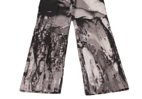 Jean Paul GAULTIER HOMME Face Graphic Pants White Size 50