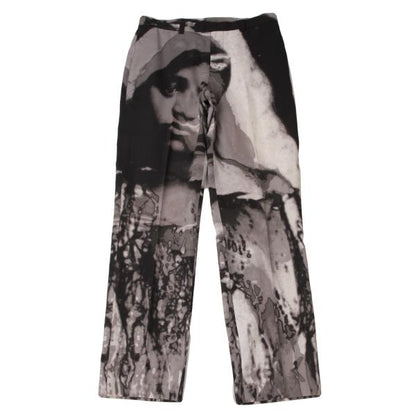 Jean Paul GAULTIER HOMME Face Graphic Suit White/Gray