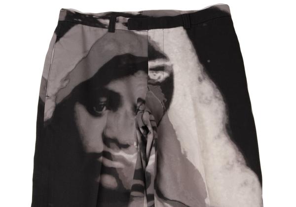 Jean Paul GAULTIER HOMME Face Graphic Suit White/Gray