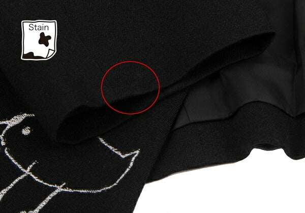 COMME des GARCONS Hand-Drawn Bird Jacket Black Size S