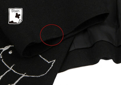 COMME des GARCONS Hand-Drawn Bird Jacket Black Size S