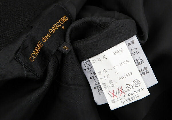COMME des GARCONS Hand-Drawn Bird Jacket Black Size S
