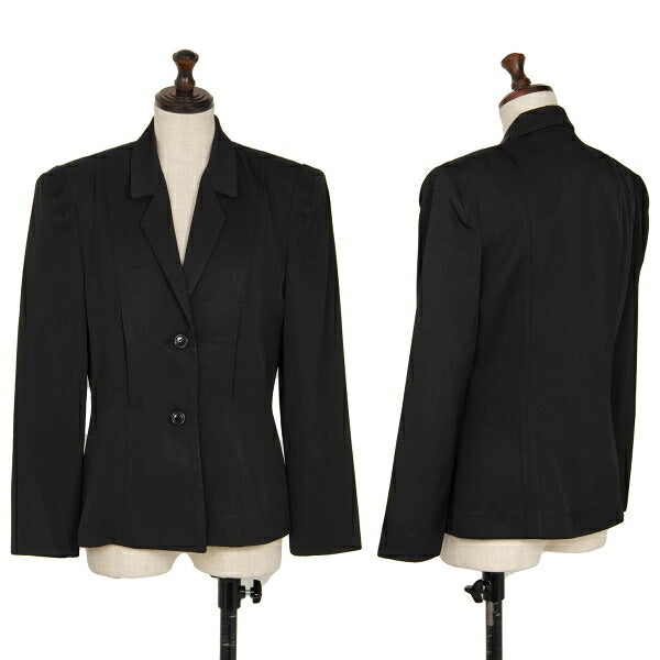 COMME des GARCONS Dart Shoulder Acetate Jacket Black Size M