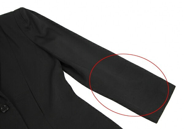 COMME des GARCONS Dart Shoulder Acetate Jacket Black Size M