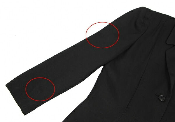 COMME des GARCONS Dart Shoulder Acetate Jacket Black Size M