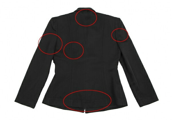 COMME des GARCONS Dart Shoulder Acetate Jacket Black Size M