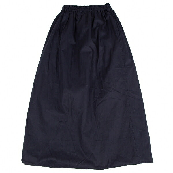 Y's Cotton Fold-Over Balloon Skirt Navy Size M