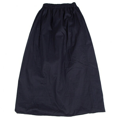 Y's Cotton Fold-Over Balloon Skirt Navy Size M