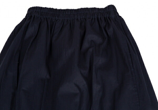 Y's Cotton Fold-Over Balloon Skirt Navy Size M