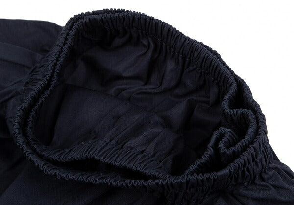 Y's Cotton Fold-Over Balloon Skirt Navy Size M
