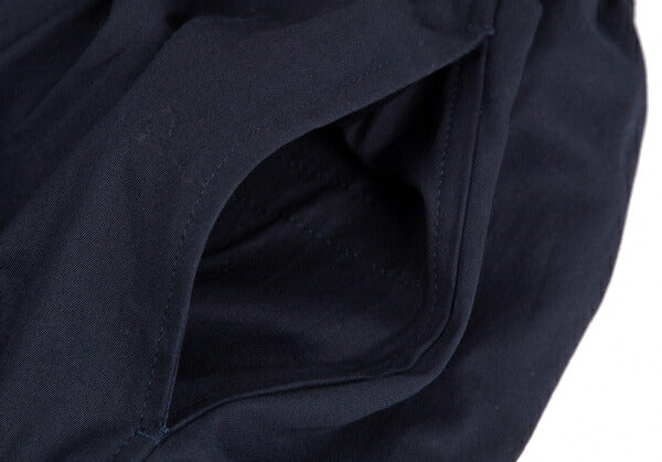 Y's Cotton Fold-Over Balloon Skirt Navy Size M