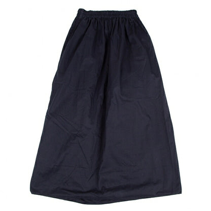 Y's Cotton Fold-Over Balloon Skirt Navy Size M