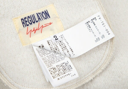 REGULATION yohji yamamoto 18AW Brushed Dress Gray Size 2