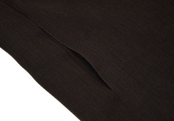ISSEY MIYAKE Open Collar Long Jacket Brown Size M
