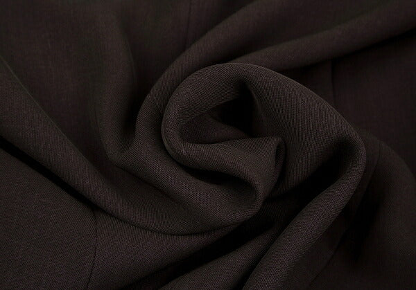 ISSEY MIYAKE Open Collar Long Jacket Brown Size M
