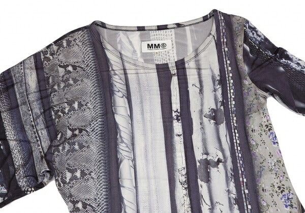 MM6 Maison Martin Margiela 13SS Graphic Dress Gray Size M