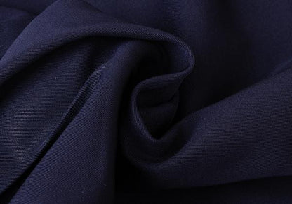 Y's Wool Gabardine Waist Cut Design Pants Navy Size M