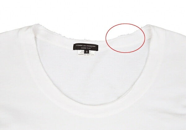 COMME des GARCONS HOMME PLUS Neck Sweatshirt White Size M