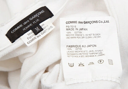 COMME des GARCONS HOMME PLUS Neck Sweatshirt White Size M