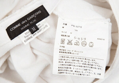 COMME des GARCONS HOMME PLUS Neck Sweatshirt White Size M