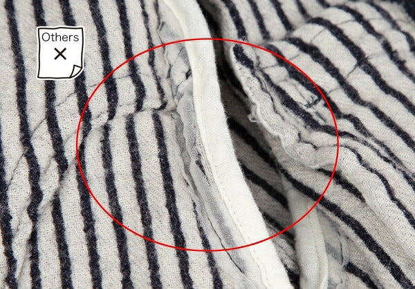 COMME des GARCONS Wool Stripe Cutaway Navy White Jacket Size SS