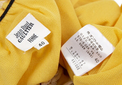 Jean Paul GAULTIER FEMME Corsage Power Top Yellow Size 40