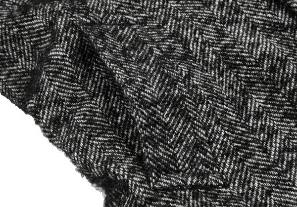 kolor Mohair Blend Loop Tweed Coat Black Size 1