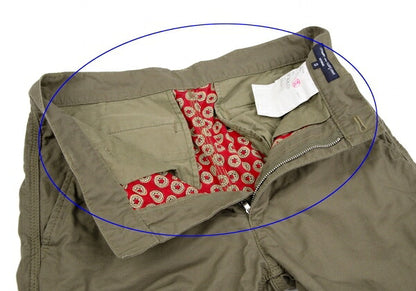 COMME des GARCONS HOMME Garment Dyed Pants Khaki Size S