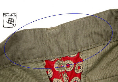 COMME des GARCONS HOMME Garment Dyed Pants Khaki Size S