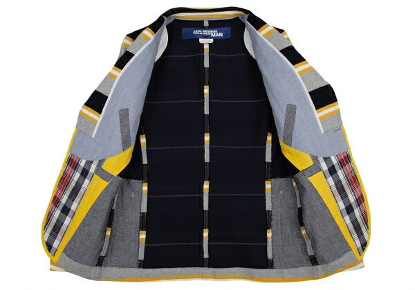 JUNYA WATANABE MAN CDG Patchwork Lining Sweat Blazer Size XS