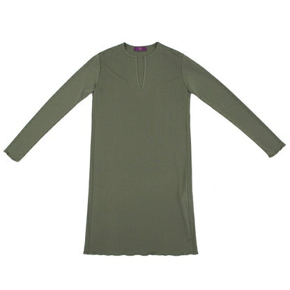 TAKESHI KOSAKA by Y's Pink Label Slit Dress Khaki Size 2