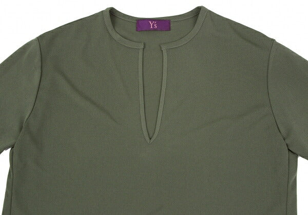 TAKESHI KOSAKA by Y's Pink Label Slit Dress Khaki Size 2