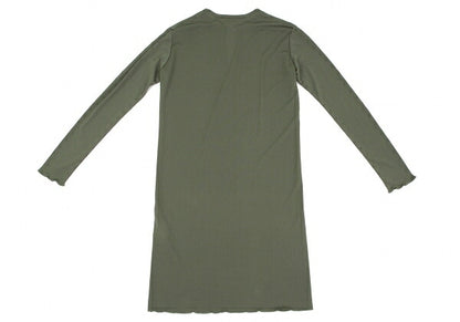 TAKESHI KOSAKA by Y's Pink Label Slit Dress Khaki Size 2