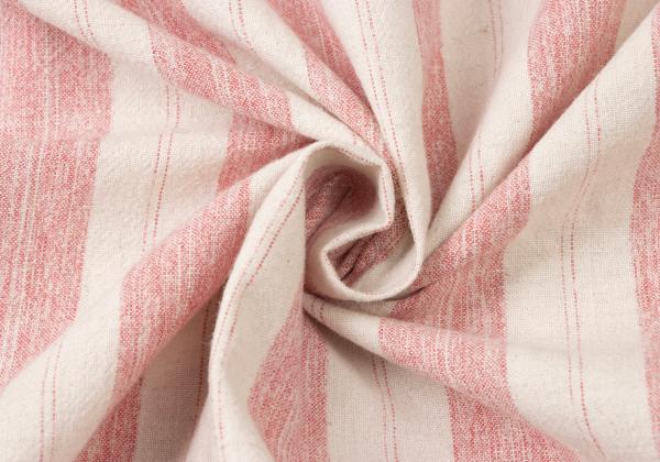KENZO Linen Cotton Stripe Jacket Beige Red Size 2