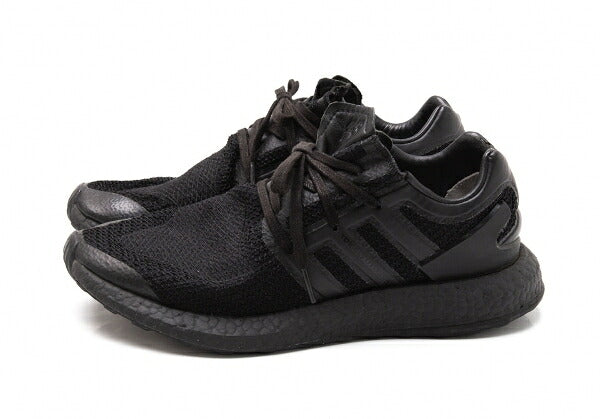 Y-3 PUREBOOST Black Polyester Sneakers Size 26cm