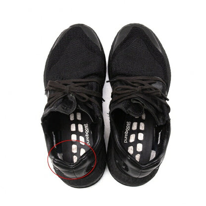 Y-3 PUREBOOST Black Polyester Sneakers Size 26cm