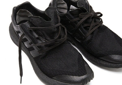 Y-3 PUREBOOST Black Polyester Sneakers Size 26cm