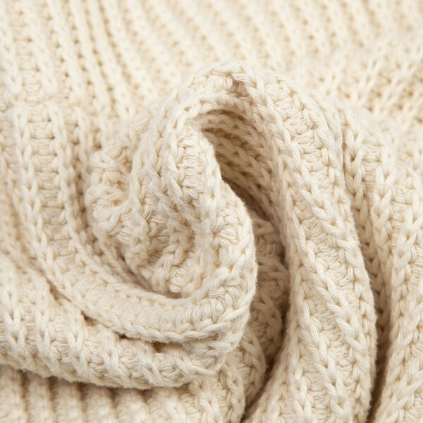 LIMI feu Low Gauge Knit Buttonless Jacket Cream Size S