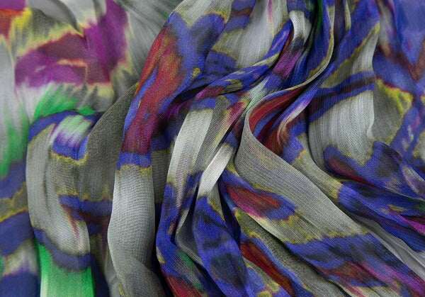 ISSEY MIYAKE me Psychedelic Flower Sheer Skirt Multi Size F