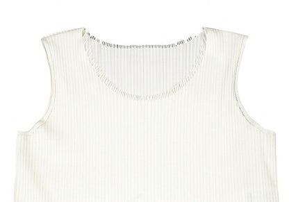 PLEATS PLEASE A-POC INSIDE Sheer Rib Dress White Size 3