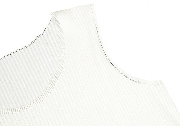 PLEATS PLEASE A-POC INSIDE Sheer Rib Dress White Size 3